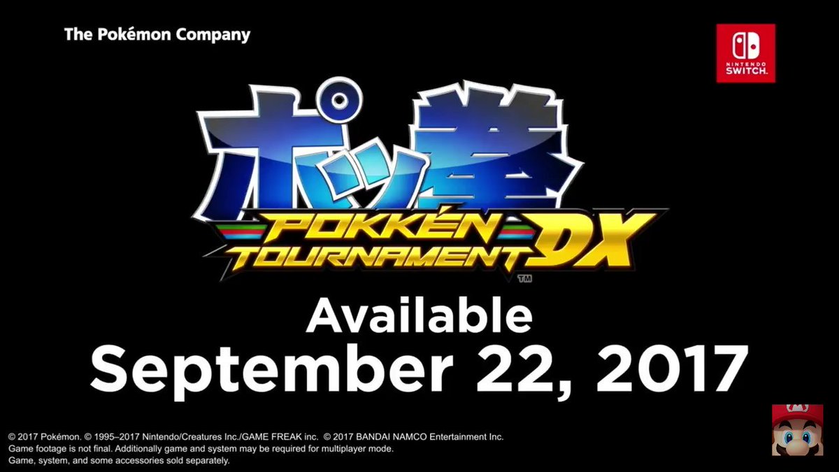 TonyBit97's tweet image. #Resumen #PokemonDirect 

#Nintendo anuncia un nuevo juego para #NintendoSwtich: #PokkenTournamentDX 
📌Estará disponible el 22/9/17