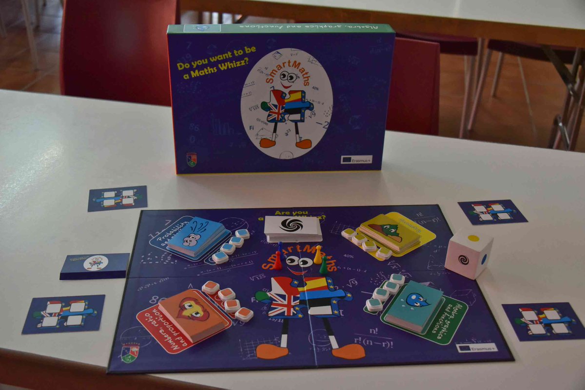 PaidosDenia's tweet image. Presentación de los juegos #SmartMaths  #Erasmusplus por parte del alumnado de los 5 centros socios. @sepiegob