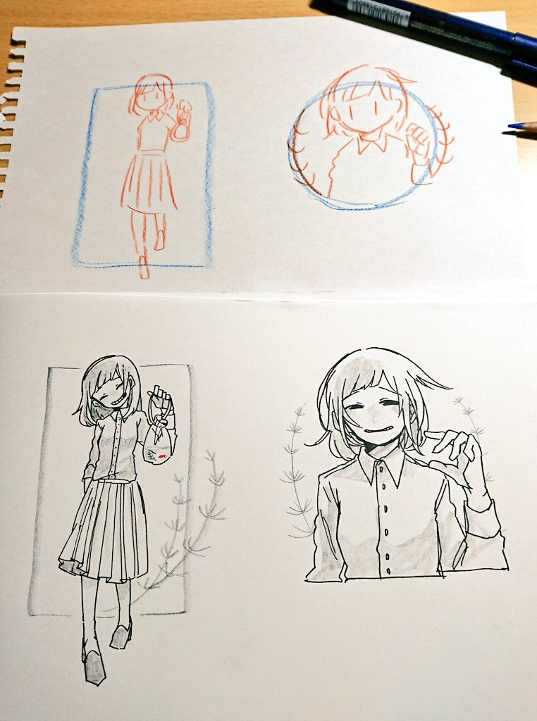 峰崎まめこ Ar Twitter 構図の組み方について その2 ここからが構図決めの真骨頂です 絵を色んな角度から撮影します どういう構図 が一番その絵を引き立たせる構図になったでしょうか まっすぐ撮影するのか 斜めに傾けるのか それとも思いきって半分しか写さ