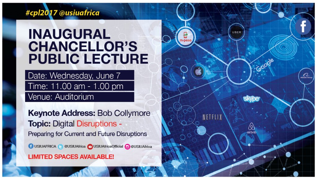 KiruthuLucy's tweet photo. Looking forward to the topic under discussion by @bobcollymore @USIUAfrica .... The world has gone DIGITAL... https://t.co/dCUJgJSyPQ