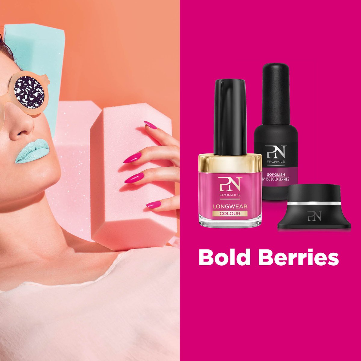 PN_Pronails's tweet photo. If there’s one colour you need on your radar this summer it’s bold and bright raspberry pink! #BoldBerries https://t.co/2MkIf7ZnWi https://t.co/D1Tuu76QEv
