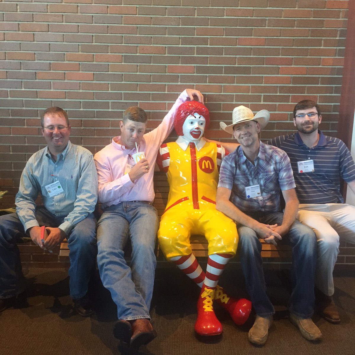 The Tennessee crew on @beefusa's YCC trip at the HQ of @McDonalds in Chicago. #GoBeef