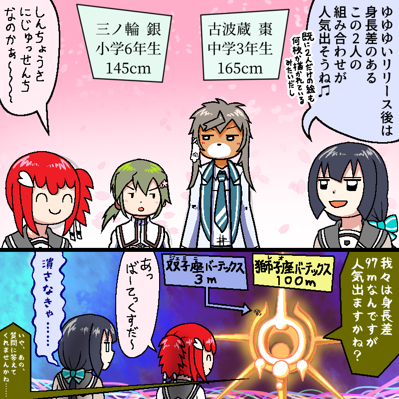ゆーなしあ大陸 確かに獅子座はバーテックス12種の中で最強ですからね 討伐ボーナス盛りだくさん ヒャッホイ ジェミニは報酬少なそう w