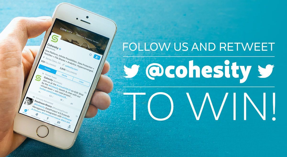 Cohesity tweet picture