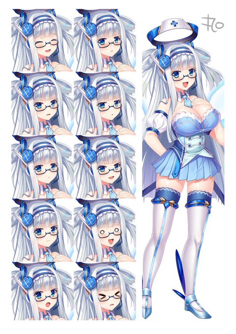 画像大きすぎたからあげ直し。表情差分 