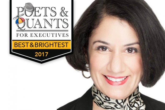 NYUStern's tweet photo. Recent @NYUSternEMBA grad Renee Vieira is named to @PoetsAndQuants "50 Best & Brightest EMBAs" list! https://t.co/a0VseljkdM #SternPride https://t.co/Wi3OItbAJG