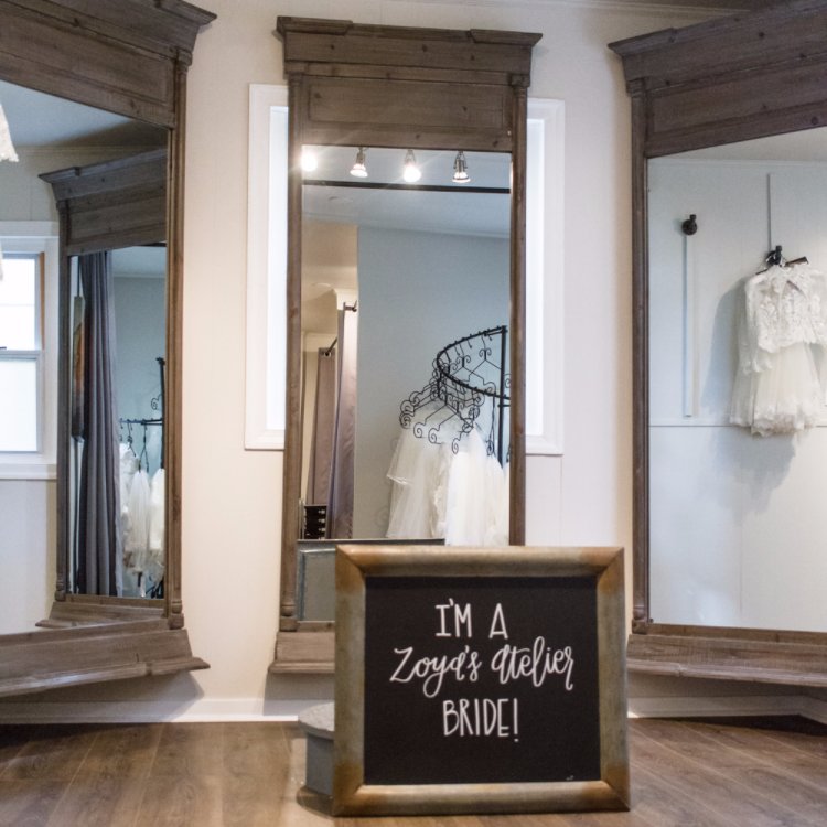 This is where you'll be standing the moment you realize what you'll wear when you walk down the aisle.