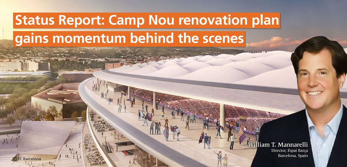 ColiseumGSVA's tweet photo. Status Report: #campnou renovation plan gains momentum behind the scenes @FCBarcelona https://t.co/6oDVk7zaNq #SportsBiz #coliseumsummit https://t.co/K4nhqcm0tF
