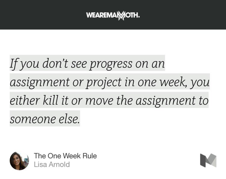 wammoth's tweet photo. "To get things to where they need to be, we have a basic rule here at WAM.." @LisaDiVirgilio https://t.co/lOPZV9yNRl https://t.co/Sv4ESWMtbw