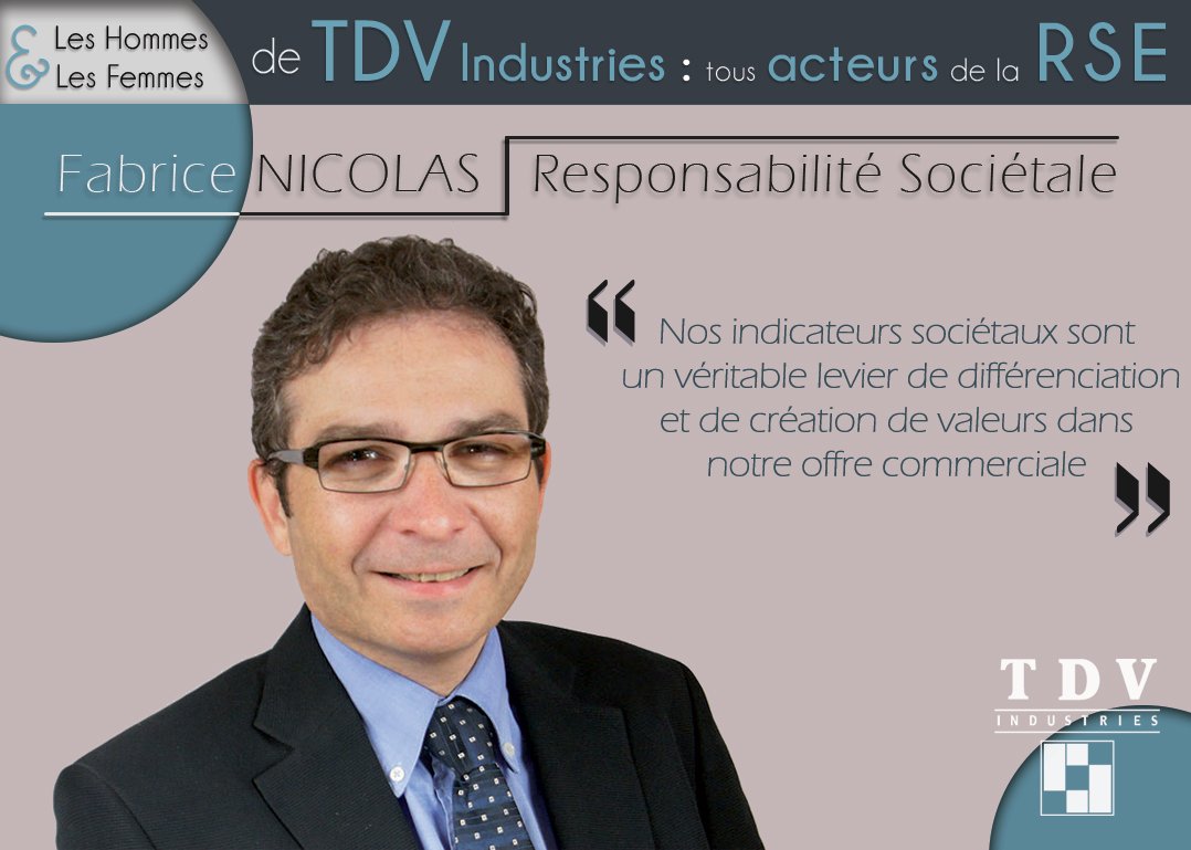 Découvrez le témoignage de Fabrice Nicolas dans notre rapport RSE 2016 :
tdv-industries.fr/media/rapport_…