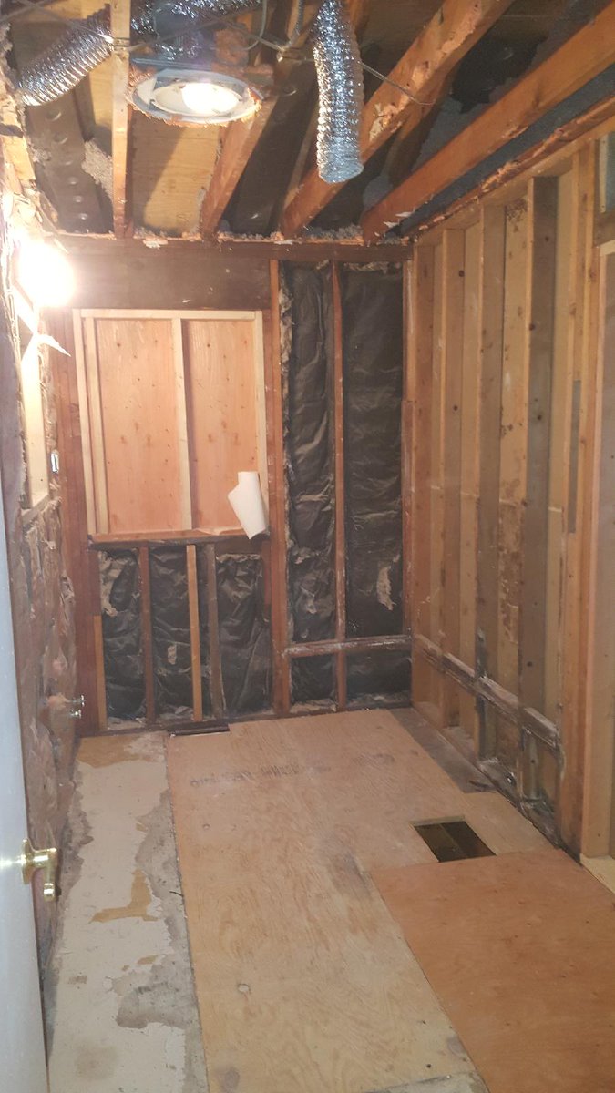 JTPConstruction's tweet photo. Bathroom reno started this week up in Monroe! Stay tuned for more updated pics! #JTPConstruction #Contractor #Bathroom #BathroomRemodel https://t.co/l7o5ATjPp1