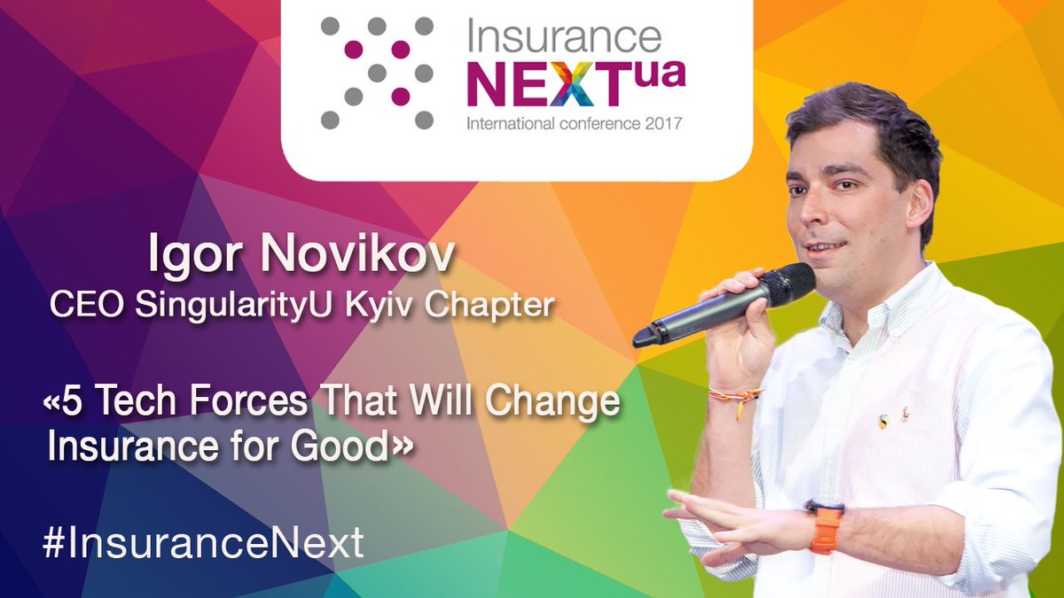 Keynote speaker <a href="/InsuranceNEXTua/">InsuranceNEXT`UA</a> First #Ukrainian international #InsurTech &amp; #FinTech conference
goo.gl/NovB86
<a href="/SU_Kyiv/">SingularityU Kyiv</a> #insurance