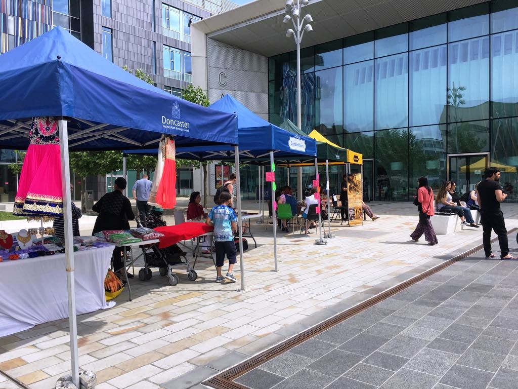 Aagrahgroup's tweet photo. @Aagrahgroup at the recent #AlchemyDoncaster @castindoncaster. Such a vibrant festival celebrating all things #SouthAsian! #aagrah https://t.co/wYdmK1kPxU