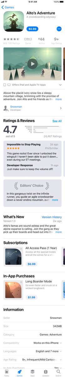 SplitMetrics's tweet photo. Here's how a new #apppage will look like in just 5 months. π₯ #aso #appstore #appstoreredesign Well done, @AppStore! https://t.co/dxDsVsGkNJ