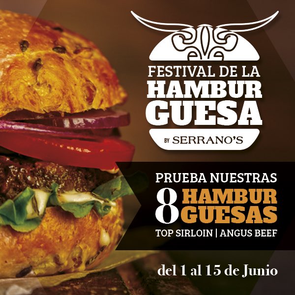 SerranosMH's tweet photo. #RestaPuntosQue no te lleven al #FestivalDeLaHamburguesa en @SerranosMH #FDLH https://t.co/p4upg9pTqb