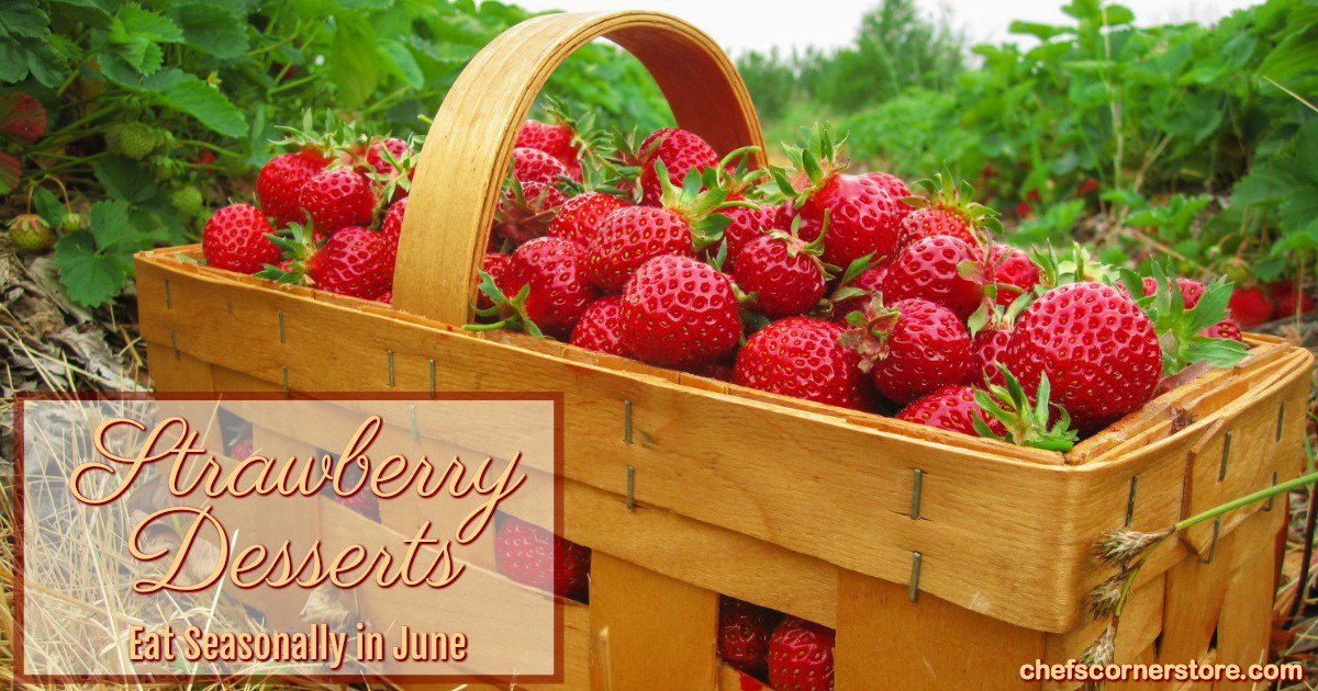 ChefsCorner's tweet photo. Strawberries are in season -- time to make dessert! https://t.co/gYiUH3GrhC https://t.co/38TM2sfKaT