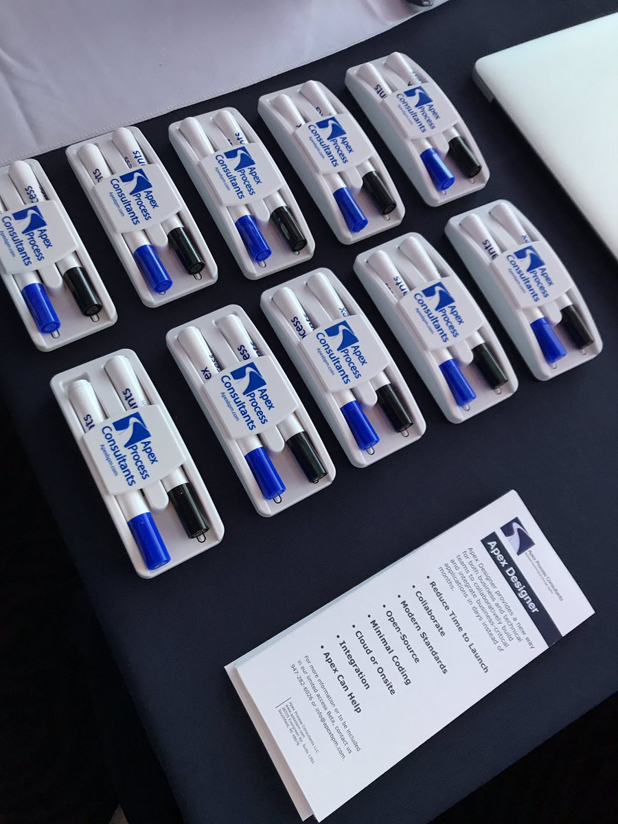 EnvisionApex's tweet photo. Stop by our table at the #Detroittechsummit to pick up some cool swag and learn more about #ApexDesigner https://t.co/lUAvI1HmiK