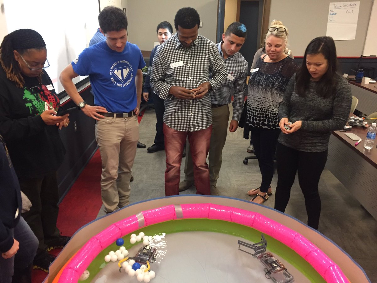 JAScribner's tweet photo. Facilitating a hands-on, 3 day #WaterBotics training for teachers @followstevens - sponsored by @PSEGdelivers #stem https://t.co/4duYwGGzpN