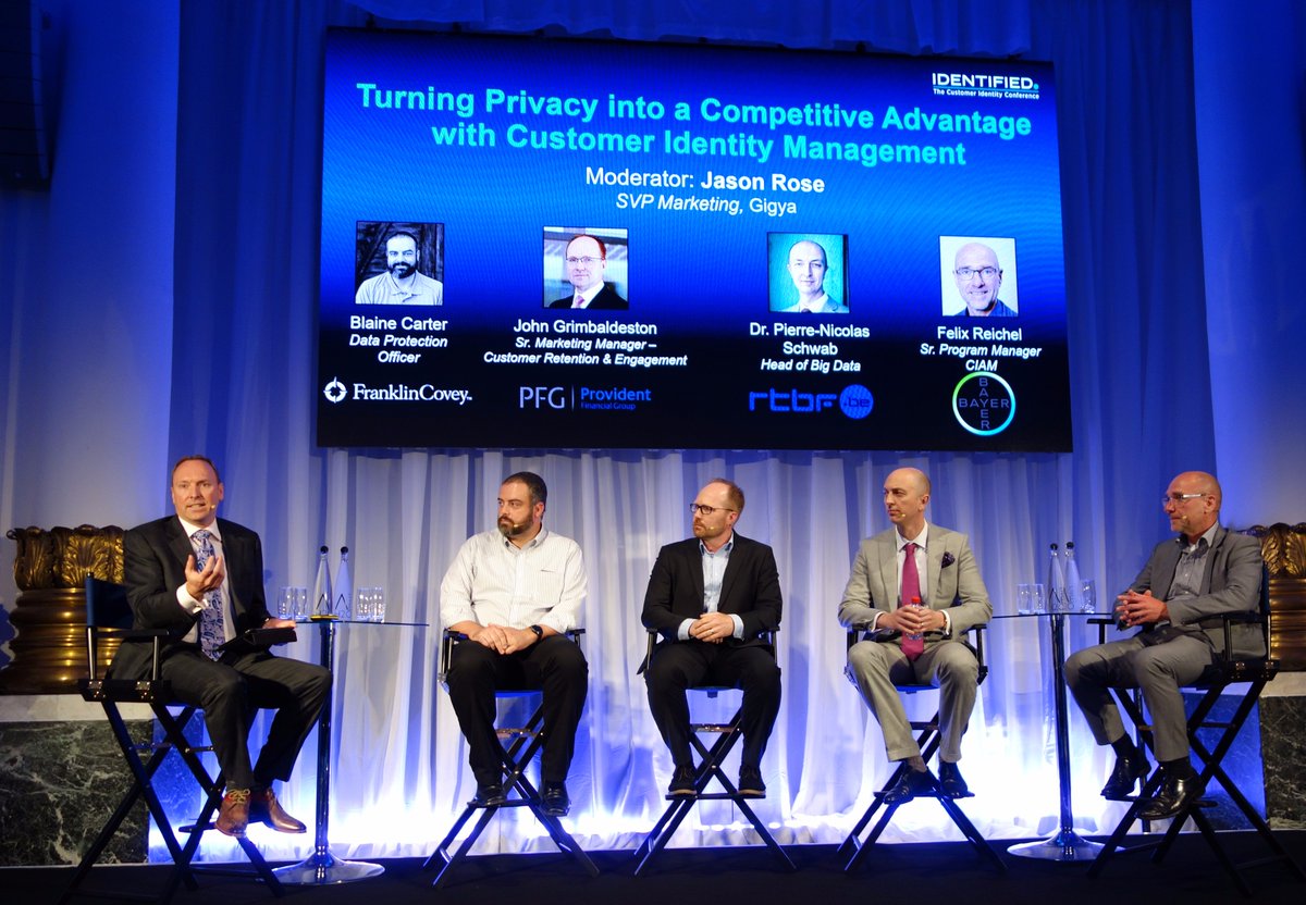 IDENTIFIEDCon's tweet photo. "We have a chance with GDPR to reflect on values, and use data to help expand horizons." @RTBF’s Dr. Pierre-Nicolas Schwab #IDENTIFIED17 https://t.co/D5iHmWWhEv