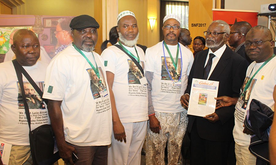 samnujomafound's tweet photo. H.E Dr. Sam Nujoma attended the closing session of the 5th Continental  Africa Conference in Solidarity with Cuba on 06 June 2017 in WHK. https://t.co/Pw69T9sAnp