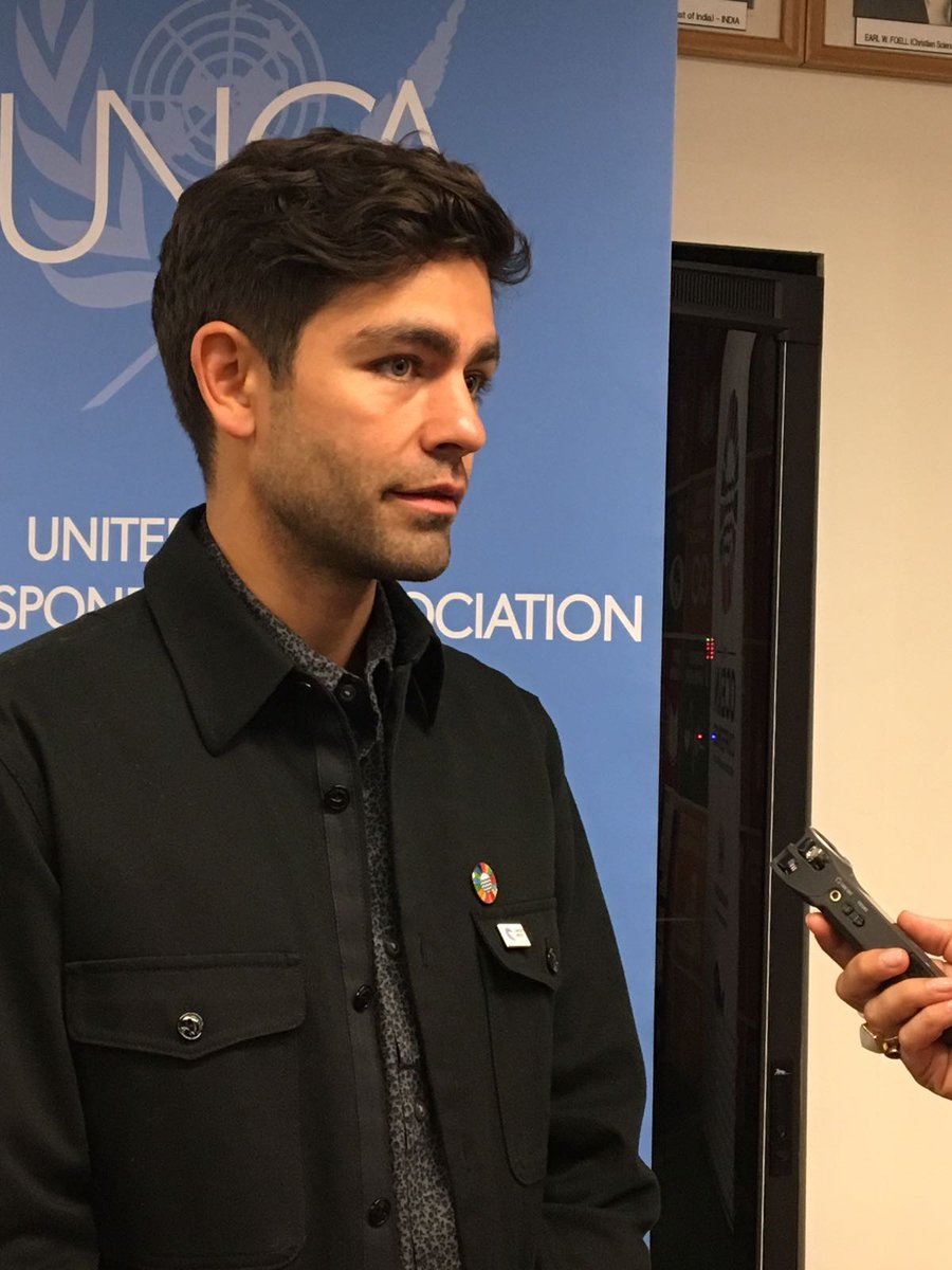 Almost ready for the discussion about the strawless ocean initiative with <a href="/adriangrenier/">Adrian Grenier</a> ! #SDGLive #SaveTheOcean