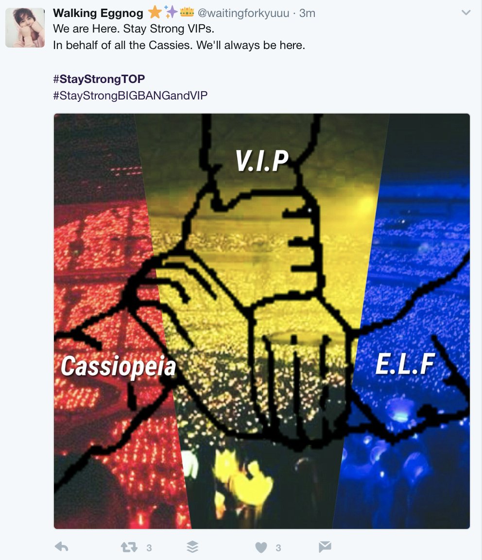Koreaboo's tweet photo. K-Pop fans from every group are coming together to trend #StayStrongTOP.
➜ Read More: https://t.co/RfSG9m8qoy https://t.co/tSmFbliyJR