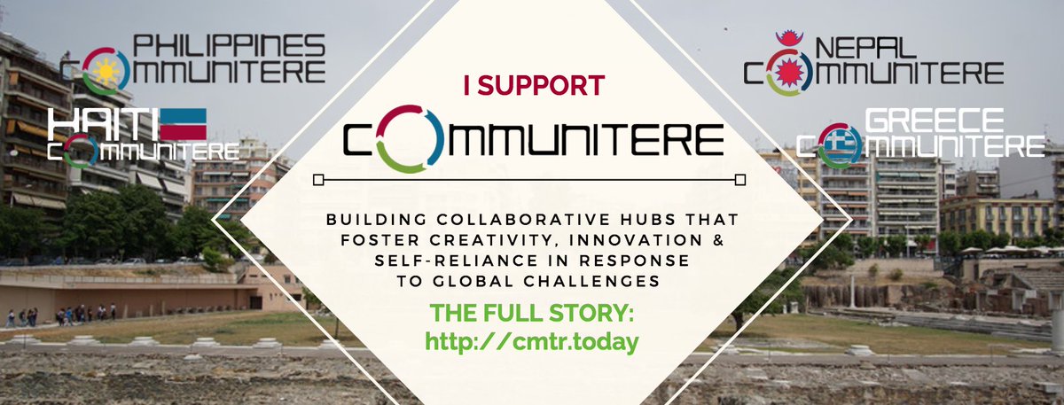 INTCommunitere's tweet photo. #Communitere is growing with its newest addition #GreeceCommunitere. Resource centers for #Greeks & #refugees. Info: https://t.co/j5wfMuvBtx https://t.co/GG4PSUarTC
