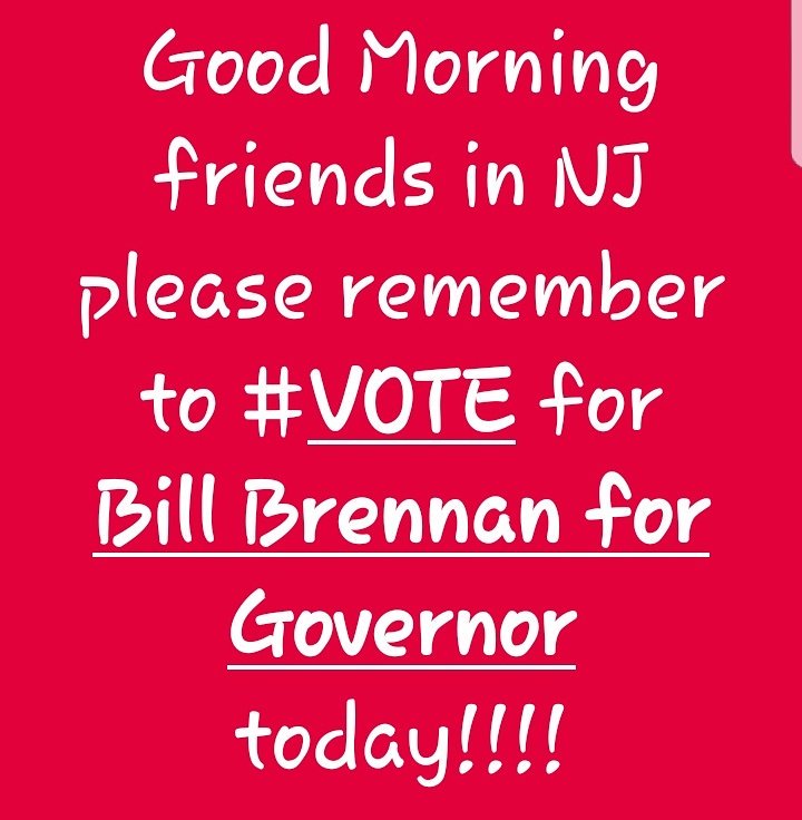 LaLey_01's tweet photo. #NJ #VOTE #FreeAmerica #Brennan4Governor #NJGov #Brennan2017 #Resist #TheResistance #IndivisibleNJ #Indivisible #Resist #NotMyPresident https://t.co/Nl3wTNAuAl
