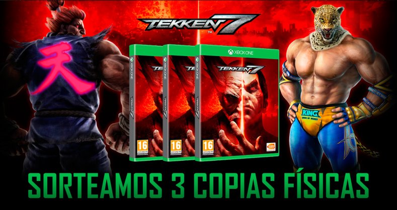SomosXbox's tweet photo. En @SomosXbox sorteamos 3 copias físicas de ‘Tekken 7’ para Xbox One. Haz RT a este tweet y síguenos para participar https://t.co/MNgAPLMmKT https://t.co/kcMggUkhbo