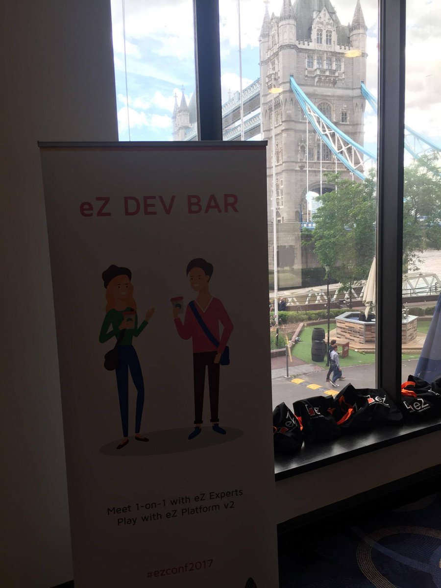 eZnordics's tweet photo. Meet 1-on-1 with eZ experts, play with eZ Platform v2 and enjoy a stunning view, all at once! Come say hello at the devbar tomorrow! #eZconf https://t.co/JKCPnXQM13