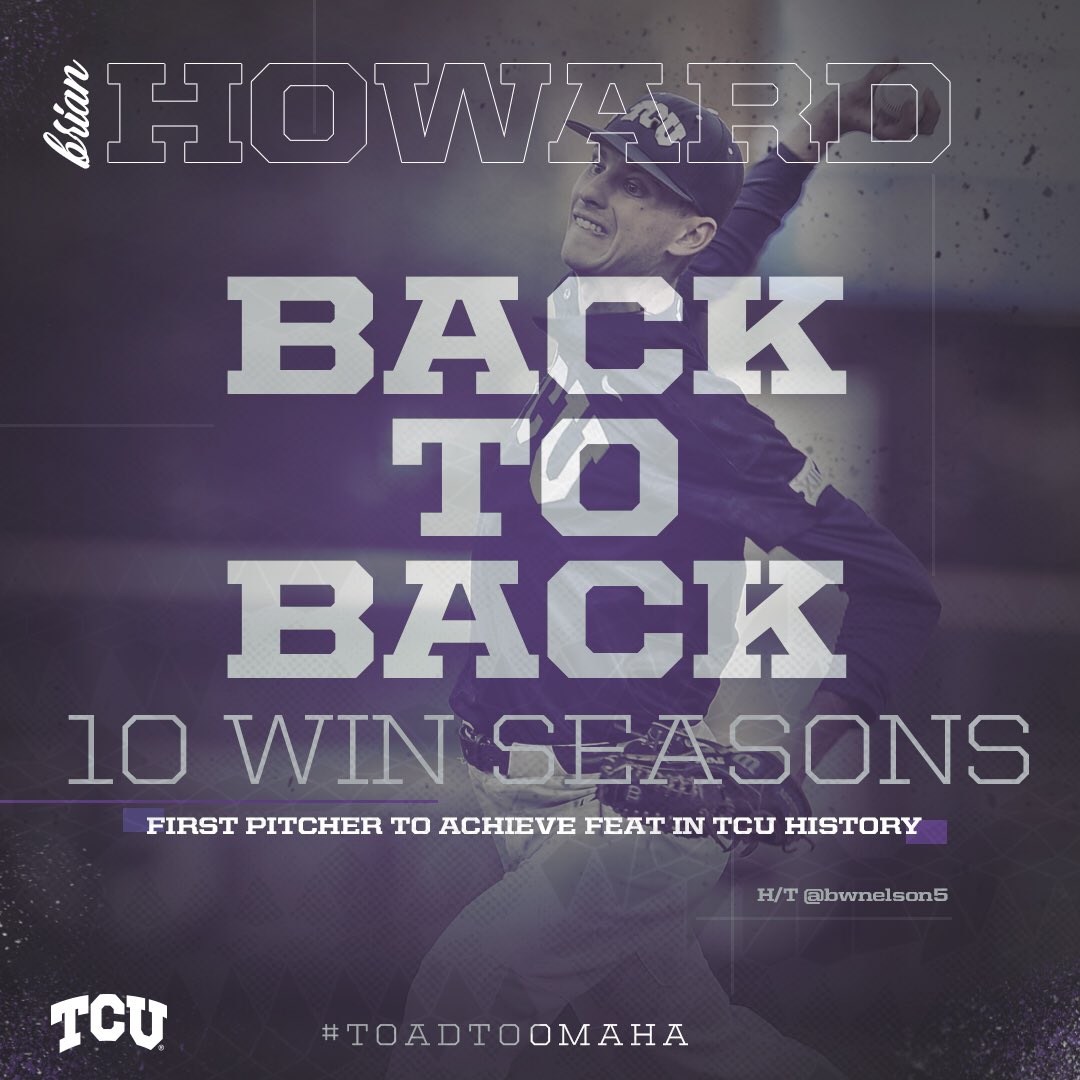 tcu baseball on twitter not a bad way to make history brian