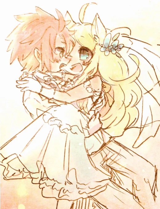 ちゃんとしたジューンブライドの絵、今年はちゃんと描きたいなーと思いながら過去のジュンブラ絵を載せときます 