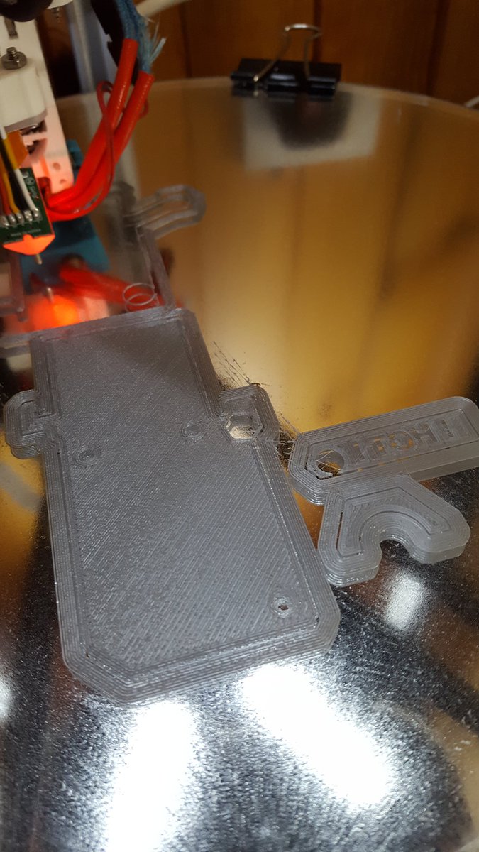 So @Think3dPrint3d DuetWifi + @E3DOnline V6 + #bltouch = Perfect first layers  ...