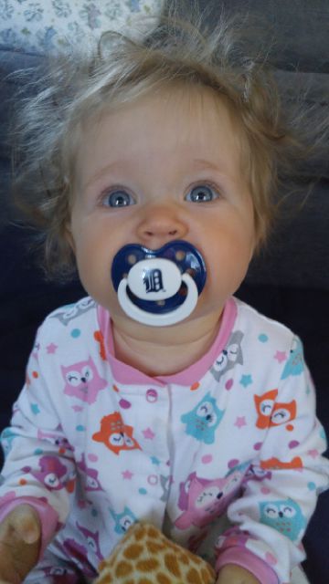 Cutest little <a href="/tigers/">Detroit Tigers</a> fan!!