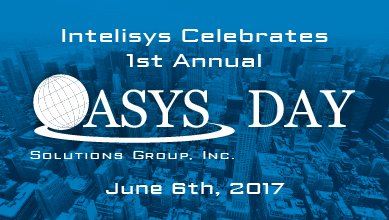 IntelisysCorp's tweet photo. We are honored to welcome Oasys Solutions Group to the Intelisys #Platinum #SalesPartner family! @Tripp_Oasys @OasysSolutions https://t.co/XE4WbF6QIV