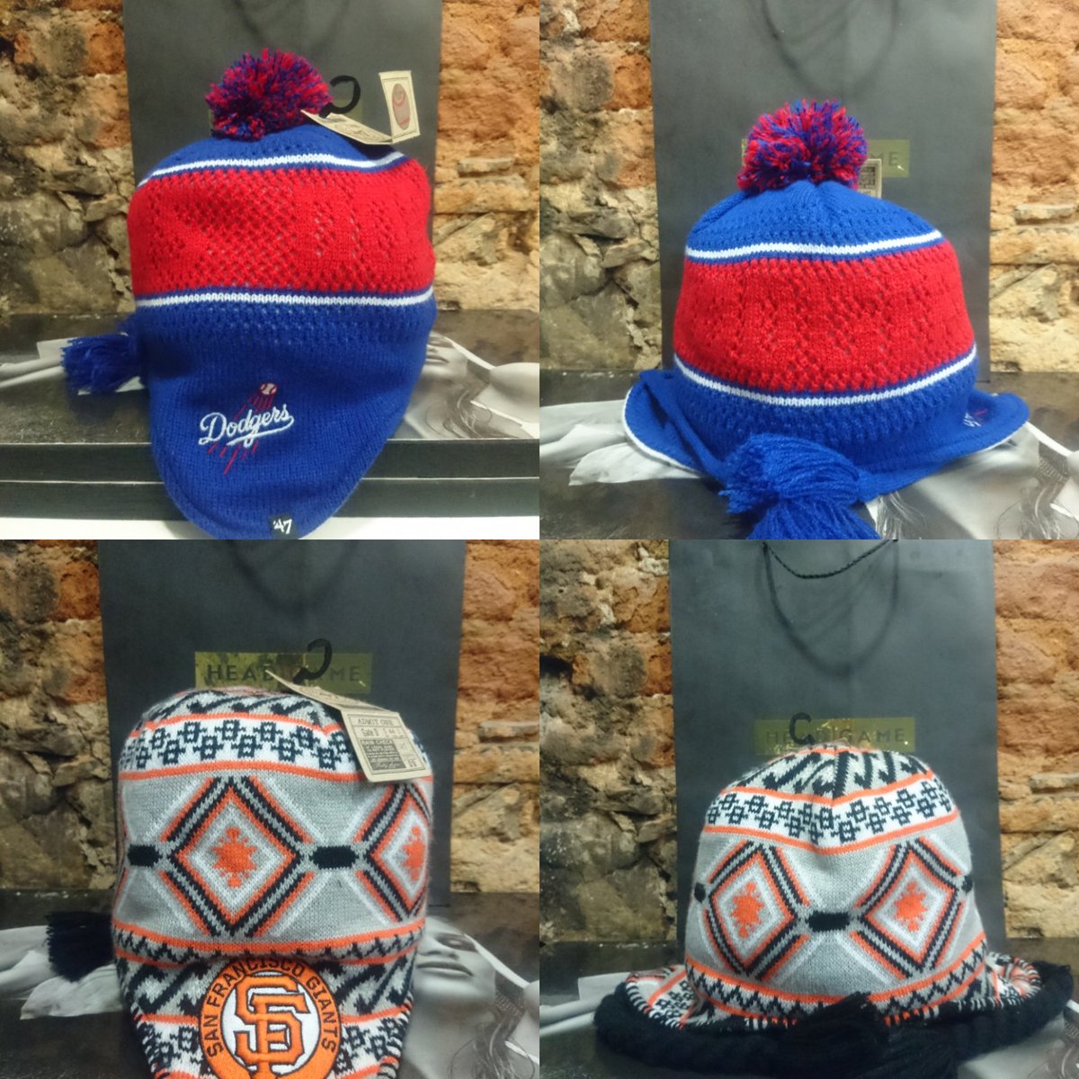 headgamesa's tweet photo. Come get yourself a beanie to combat the winter and the #capestorm 
Mitchell &amp; Ness = R249 each https://t.co/n0taafbken