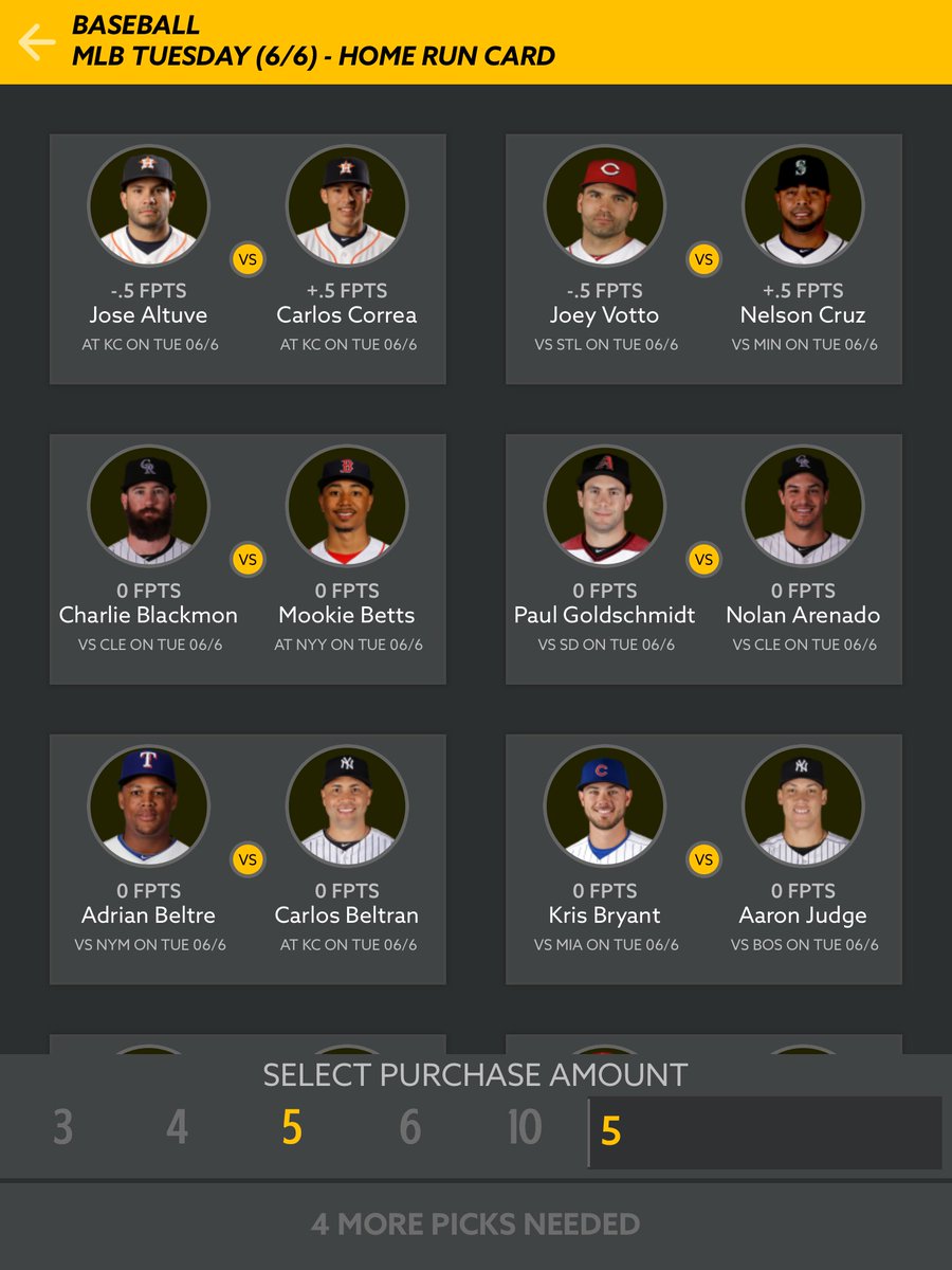 HotRoster's tweet photo. Today is a good day to play some baseball cards! All of these and more up now at https://t.co/1Sus7uYe2h and on our app! #FantasyBaseball ⚾️ https://t.co/Bqlejb8cqx