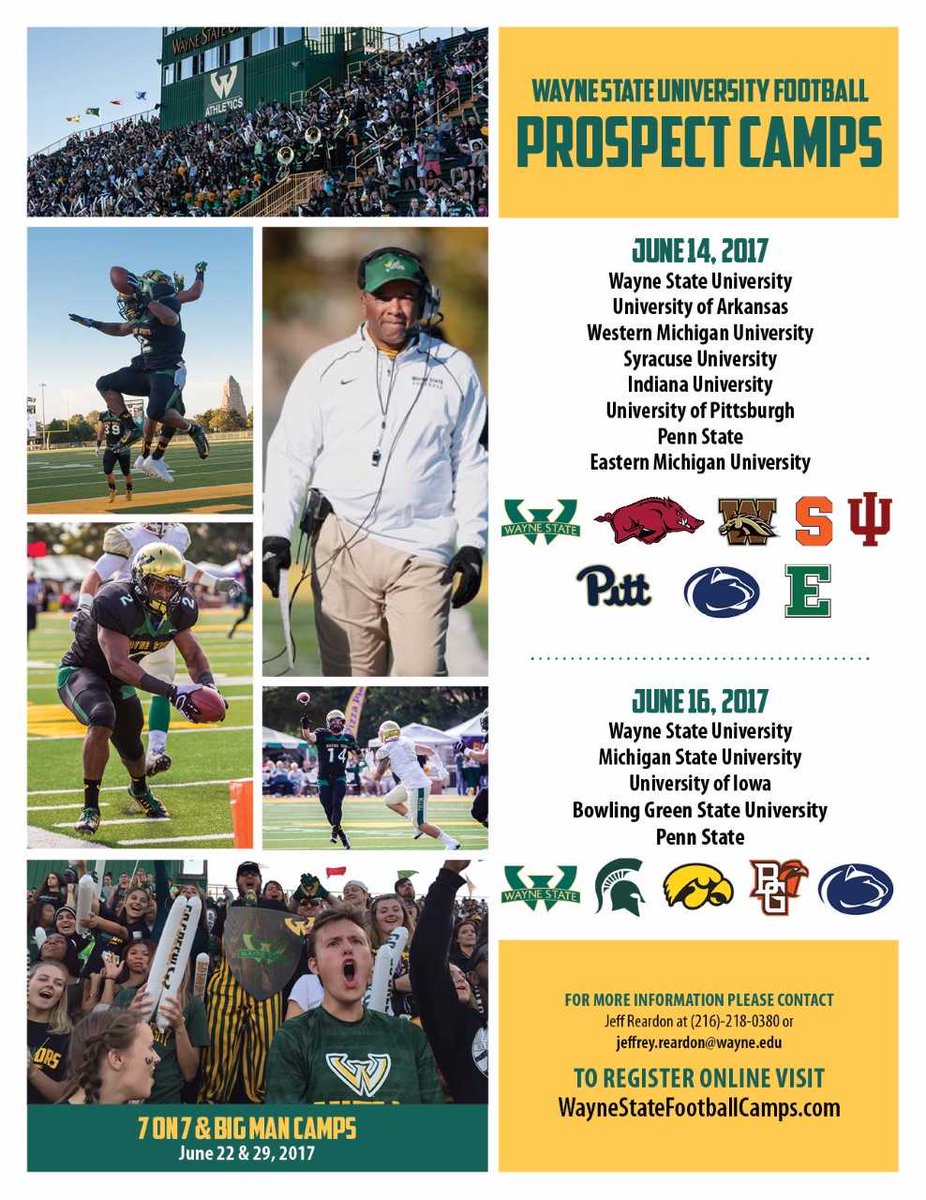 WSUWarriorFB's tweet photo. 650 PSA's at our first camp on June 4! They did a great job of adjusting to the circumstances. $25 for returning campers! #WinnersAdjust https://t.co/XJhrgsdv7E