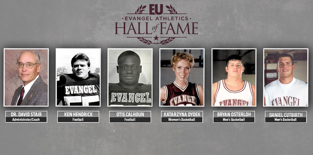EvangelValor's tweet photo. Congrats to the Evangel Hall of Fame Class of 2017! 

📋https://t.co/0FRvPNVd6w https://t.co/2JbYugF6Cs