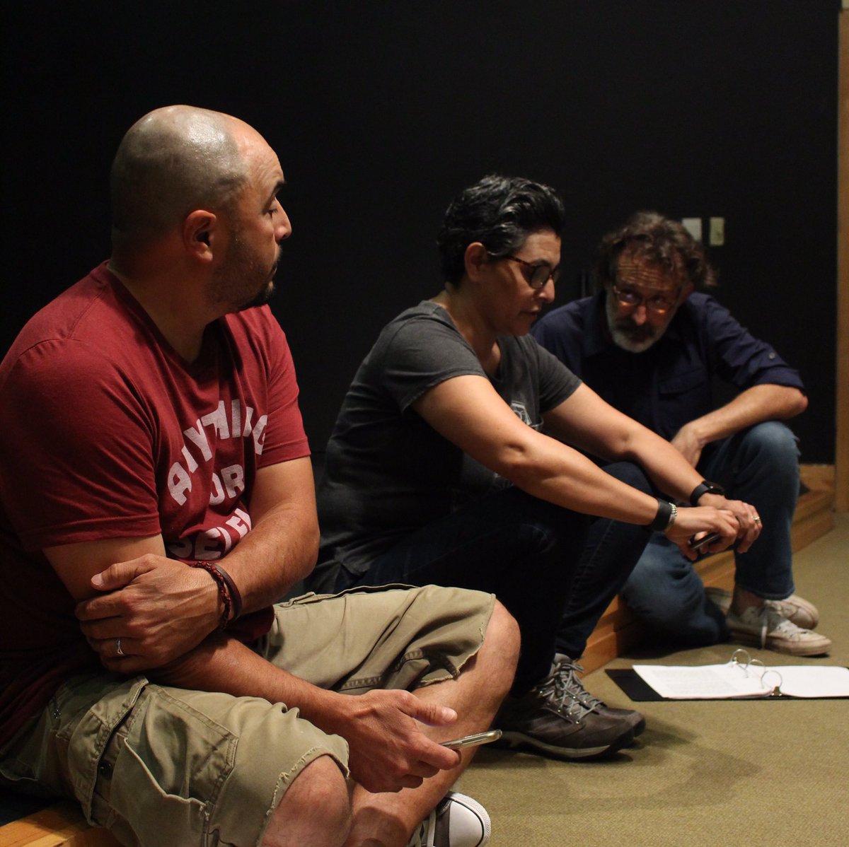 AtticRep's tweet photo. Last night's rehearsal for MEXICO: "Through the Wall/ a Traves del Muro" #INTLFEST2017 #2DAYS https://t.co/bURQbCbMO1
