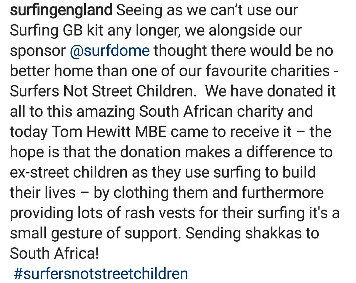 SurfingEngland's tweet photo. We along with our sponsor @Surfdome are stoked 2 see this kit finding a new home with surf charity  #surfersnotstreetchildren @TomHewittMBE https://t.co/fNZEfUpYEC