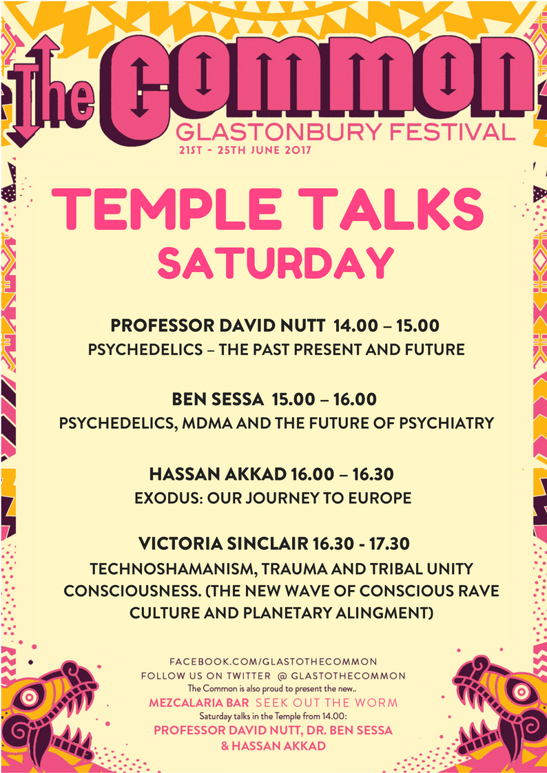 GlastoTheCommon's tweet photo. We've got a whole day of remarkable #TempleTalks for you this year @Glastofest. Come early, grab a seat, vibe out & be inspired. https://t.co/3z4YlDl1rZ