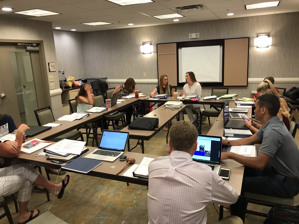 IndianaDECA's tweet photo. Your state officers will be going through state officer orientation over the next 3 days to prepare for another great year of Indiana DECA!! https://t.co/pTJUW3YLjd