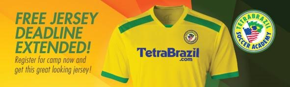 NJSportsZone's tweet photo. We will be having 2 Tetra Brazil camps this Summer - July 24 - 28 &amp; August 28 -September 1. Register before June 23 for a free jersey! https://t.co/JAZwLb5swS