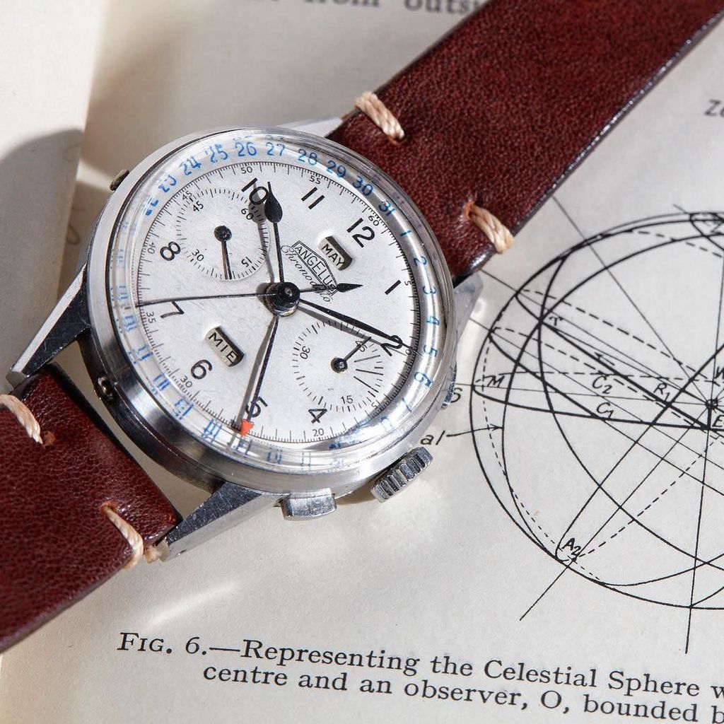 analogshift's tweet photo. Angelus triple calendar chronograph perfection. Available now in our Father's Day collection! #angelus #chronodato #FathersDayCollection an… https://t.co/3ctLzKdbgX