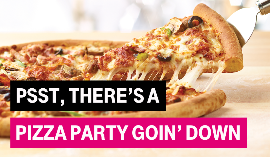 TMobile's tweet photo. You guys downed 902,001 free pizzas, and @Rich951159 just won a 1K @PapaJohns gift card to enjoy even more 🍕! #Thankiversary https://t.co/adwEOo8Agw