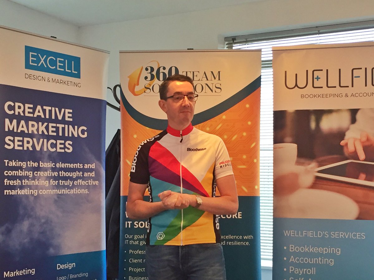 Great talk today <a href="/4NSuttonMitcham/">4N Sutton & Mitcham</a> from <a href="/WellfieldBA/">Wellfield B&A</a> about the joys of cycling and raising money for the great charity <a href="/bloodwise_uk/">Bloodwise</a>