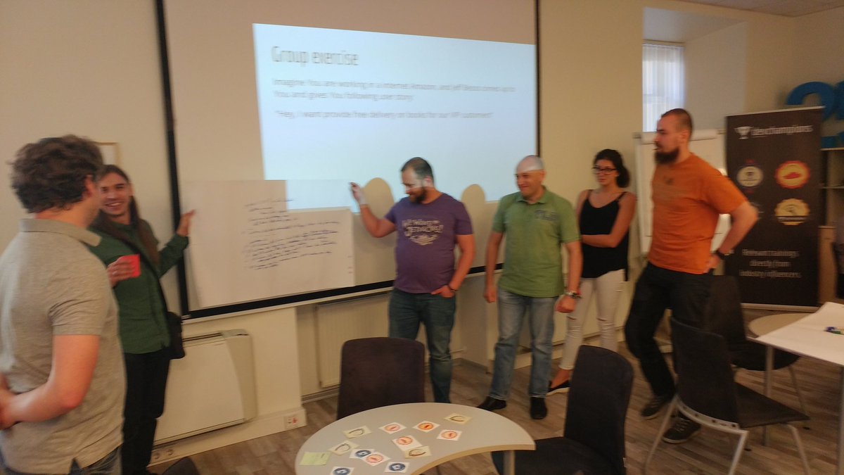 codingandrey's tweet photo. Group exercise feedback #latcraft #specbyexample workshop @latcraft https://t.co/BsBHFNuQjK