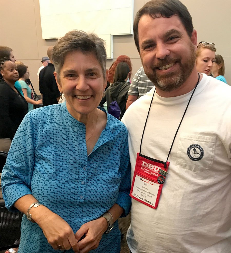 Ann Bancroft <a href="/polarann/">Ann Bancroft</a> session motivates the entire #PTKHI audience – all backgrounds &amp; beliefs. – <a href="/Nickgorman9/">Nick Gorman</a>, #PTKHI Intern, <a href="/tridenttech/">tridenttech</a>