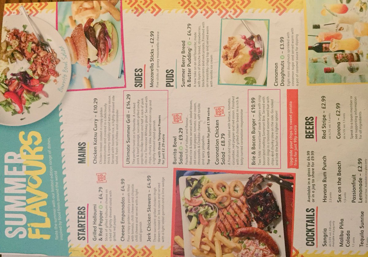 New menu live today! #SummerFlavours #Summer2017